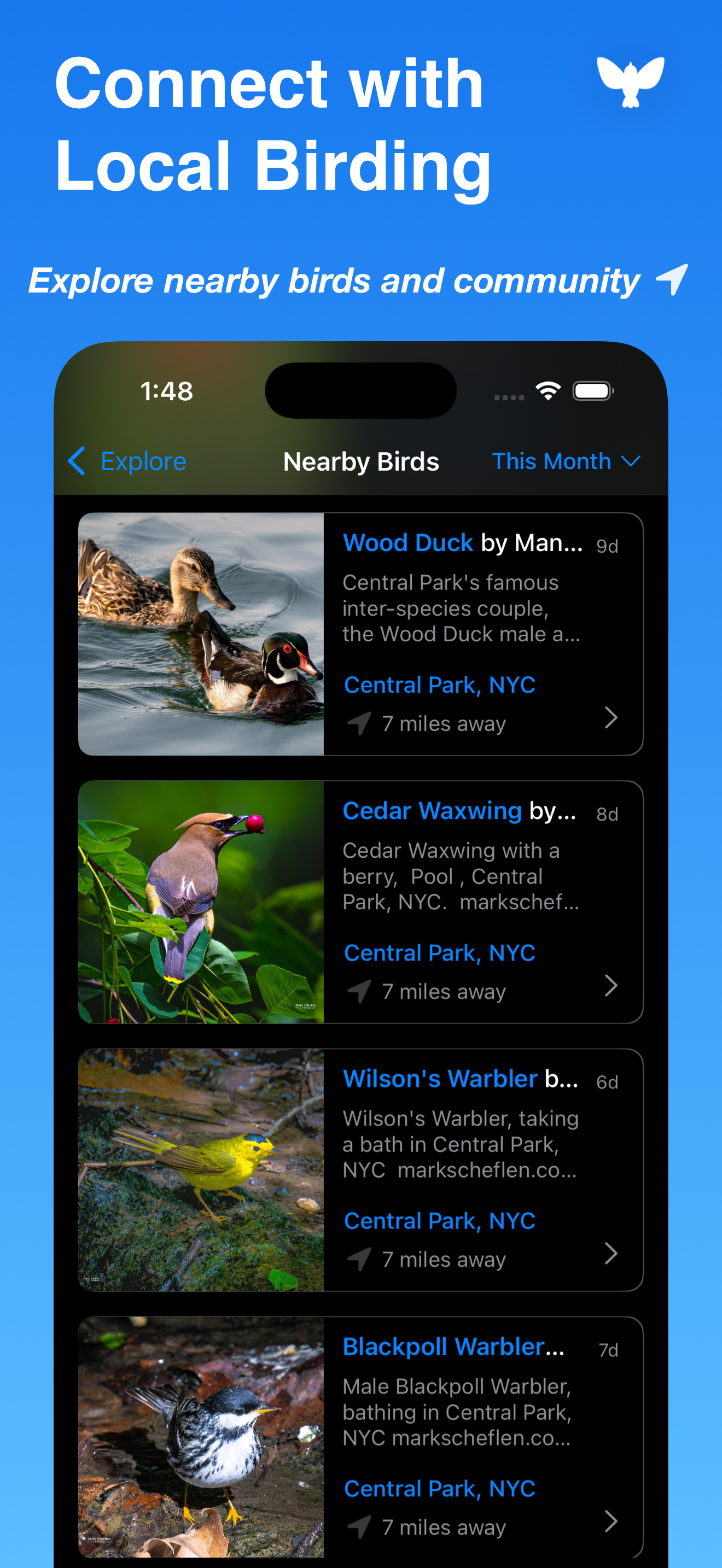Birdsky App - Screenshot 2